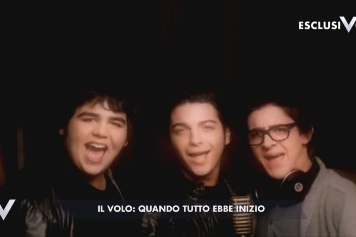 Il gruppo Il volo agli inizi