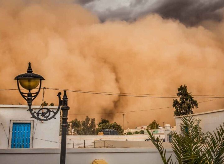 tempesta di sabbia